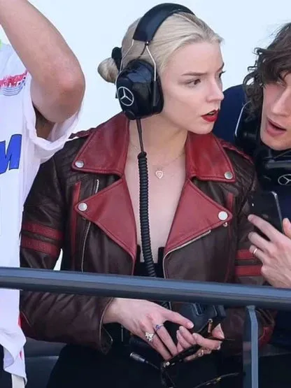 Anya Taylor Joy Short Body Biker Leather Jacket