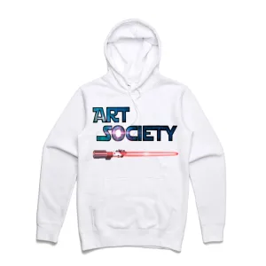 Art Society x Retro Kings LIGHTSABER HOODIE WHITE