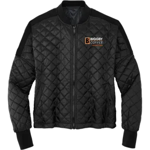 Biggby Coffee Hockey Club Mercer Mettle Womens Boxy Quilted Jacket