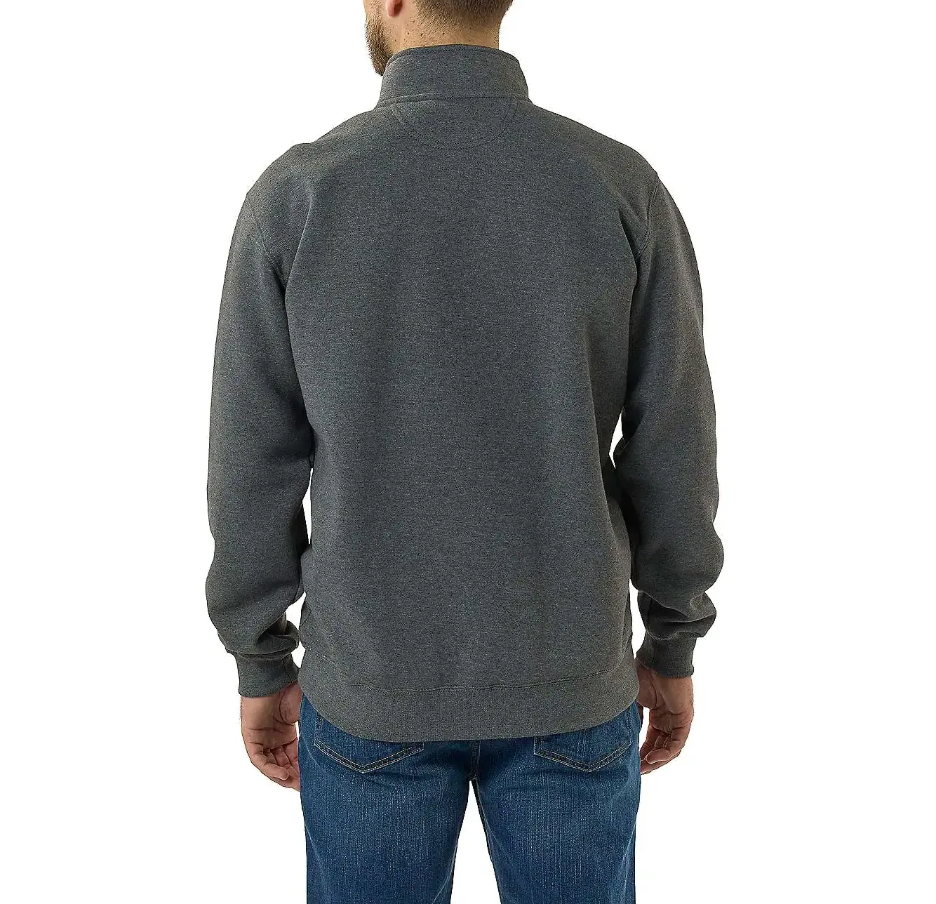 Carhartt Loose Fit Midweight Quarter Zip Mock Neck Sweatshirt