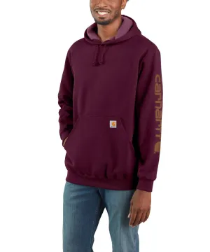 Carhartt Midweight Logo Hooded Sweatshirt - Port