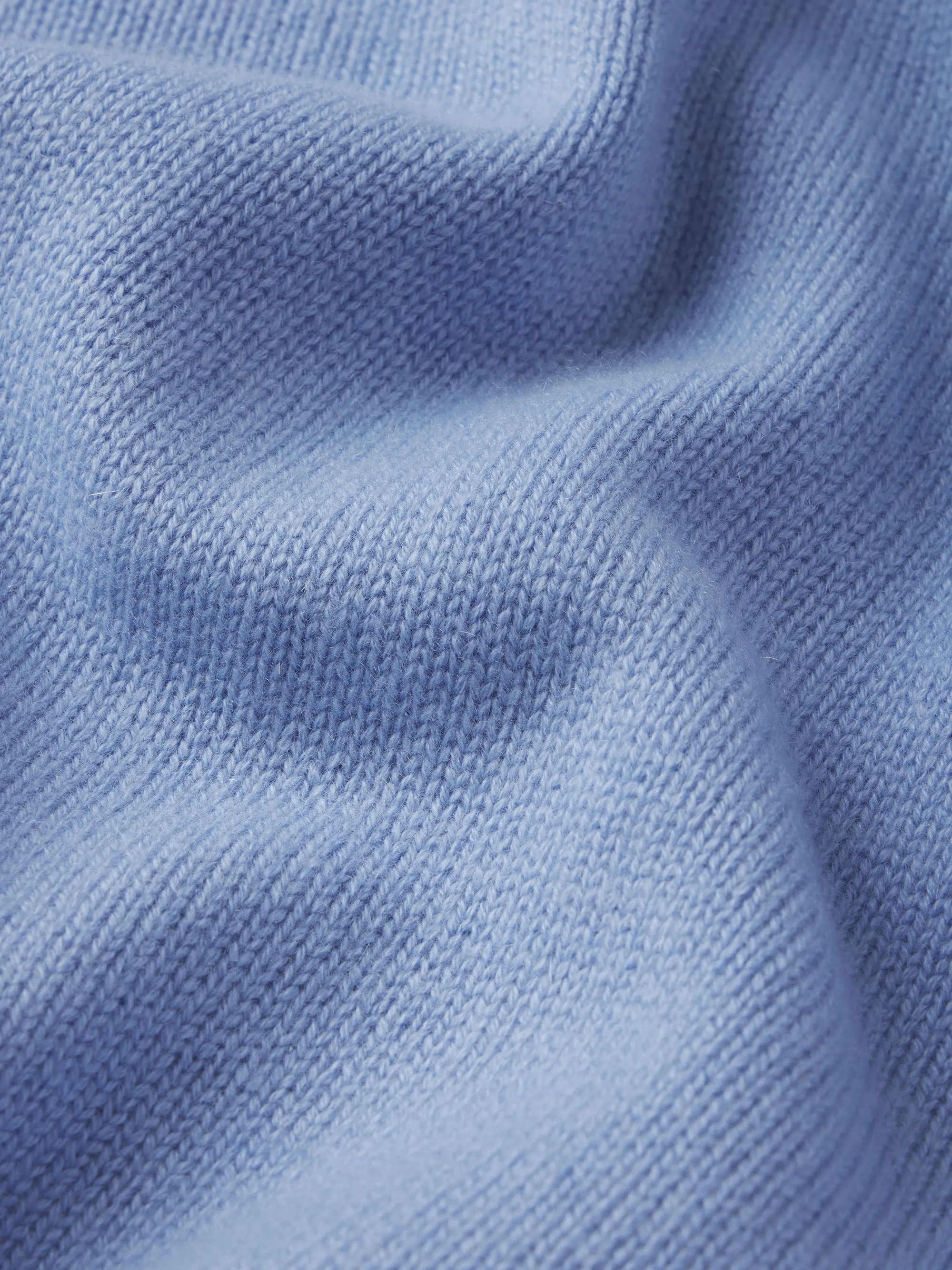 Cashmere Crewneck Sweater -- Soft Blue