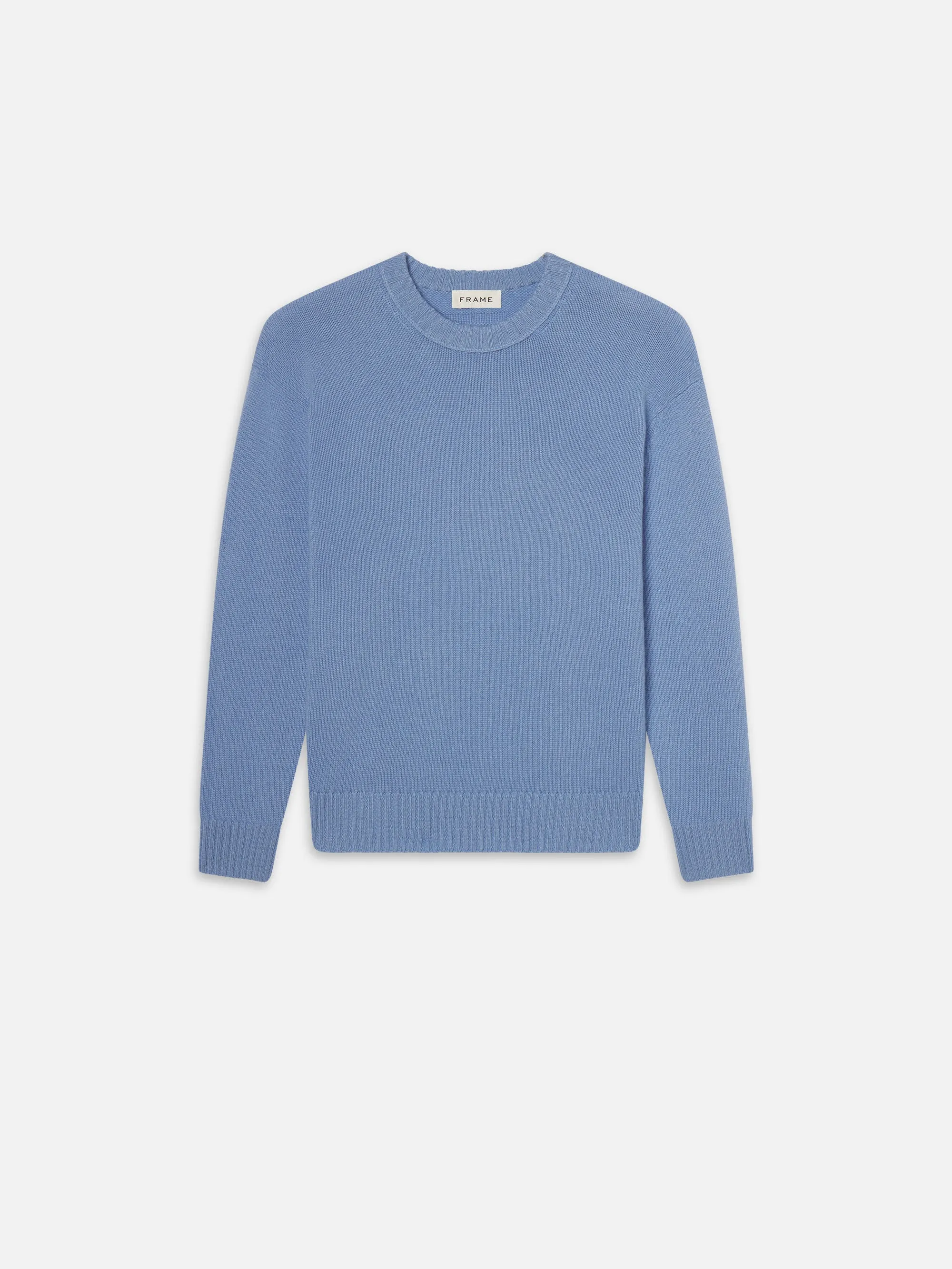 Cashmere Crewneck Sweater -- Soft Blue