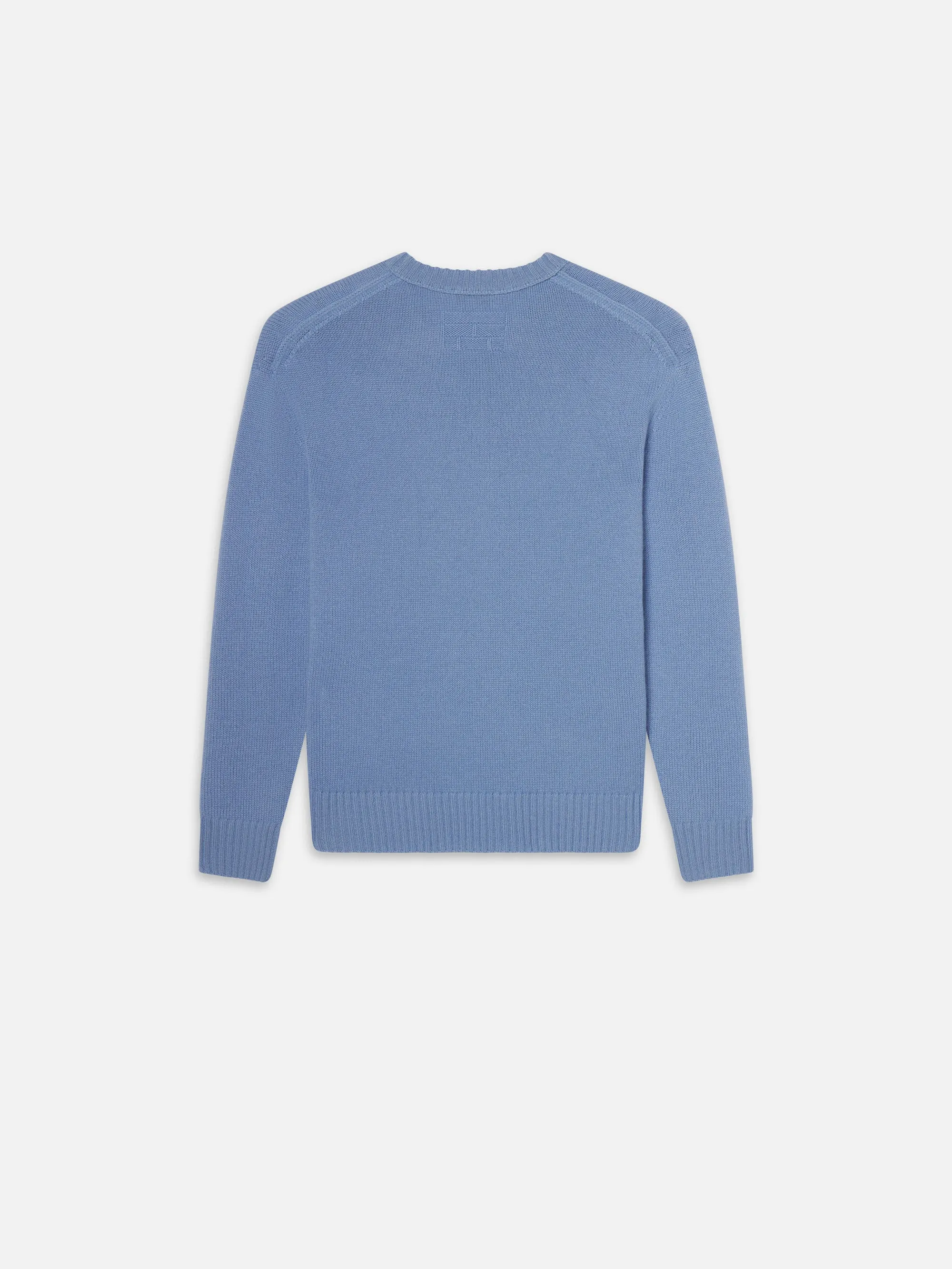 Cashmere Crewneck Sweater -- Soft Blue