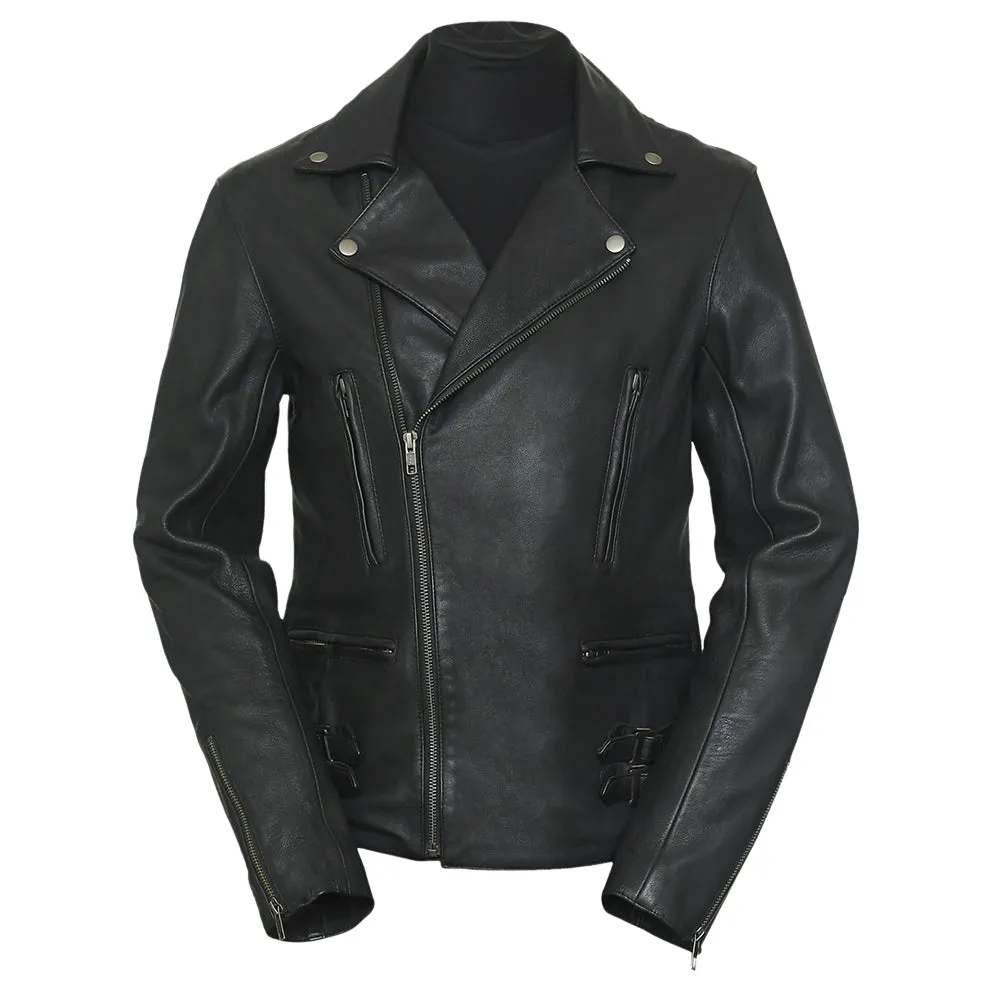 Frisco Motorcycle Easy Rider Camel Leather Jacket