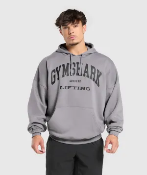 Gymshark 2012 Lifting Hoodie - Medium Grey