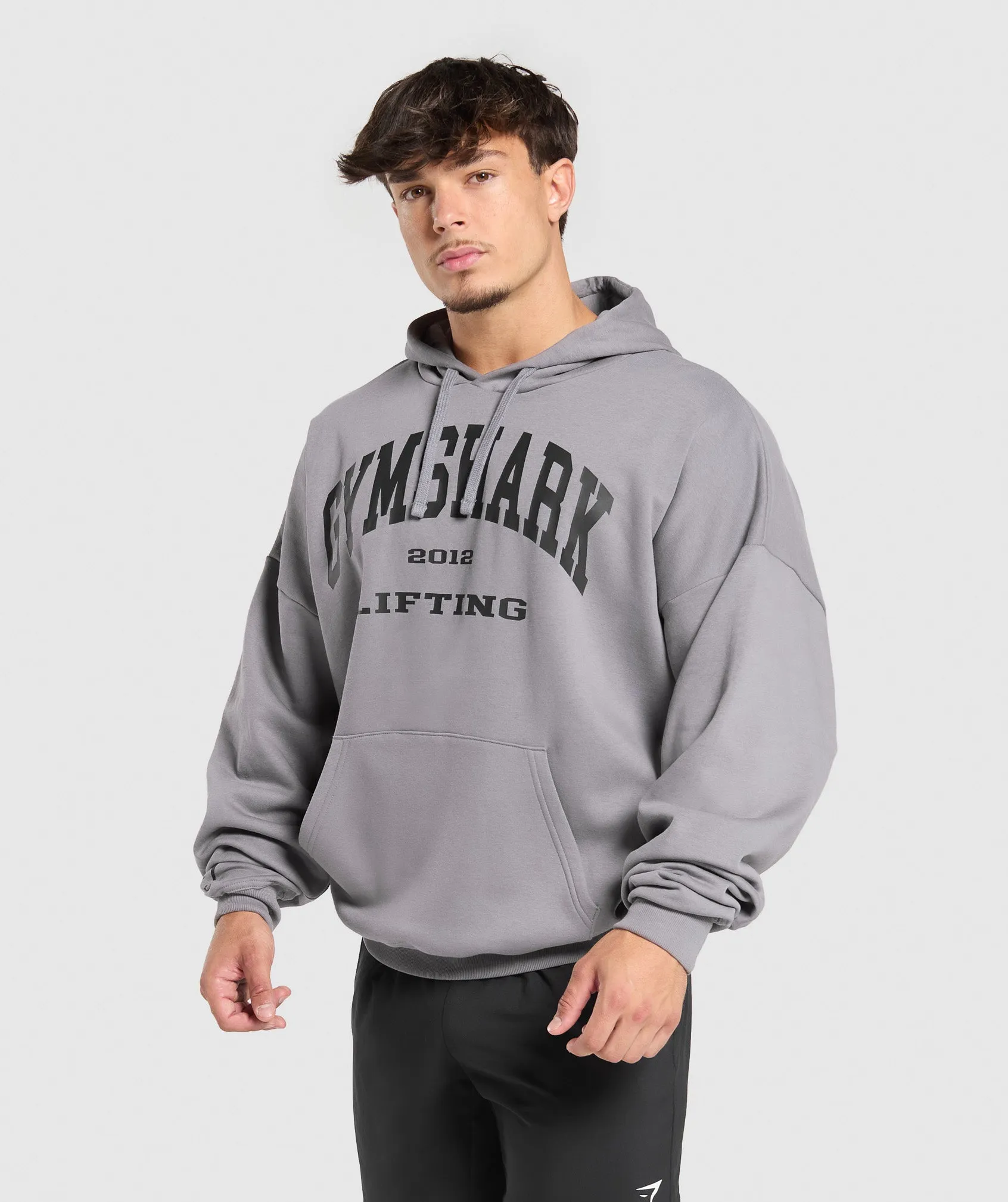 Gymshark 2012 Lifting Hoodie - Medium Grey