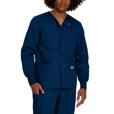 Landau Scrub Zone Unisex 3-Pocket Warm-Up Scrub Jacket 75231