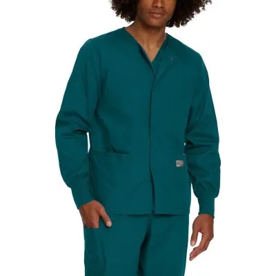 Landau Scrub Zone Unisex 3-Pocket Warm-Up Scrub Jacket 75231