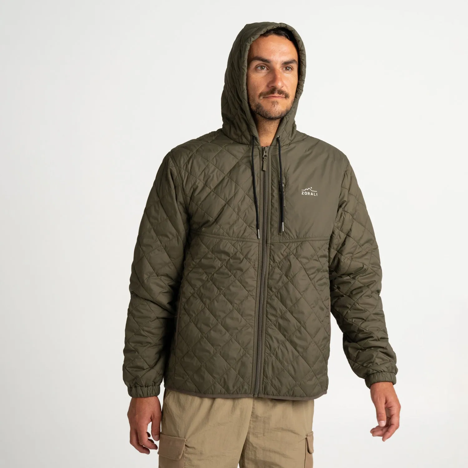 Mens Insulated Jacket Olive