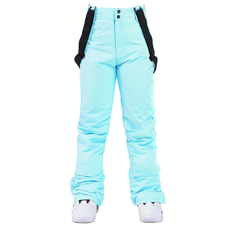 Men's Insulated Mountains Aurora Winter Snow Pants Ski Bibs