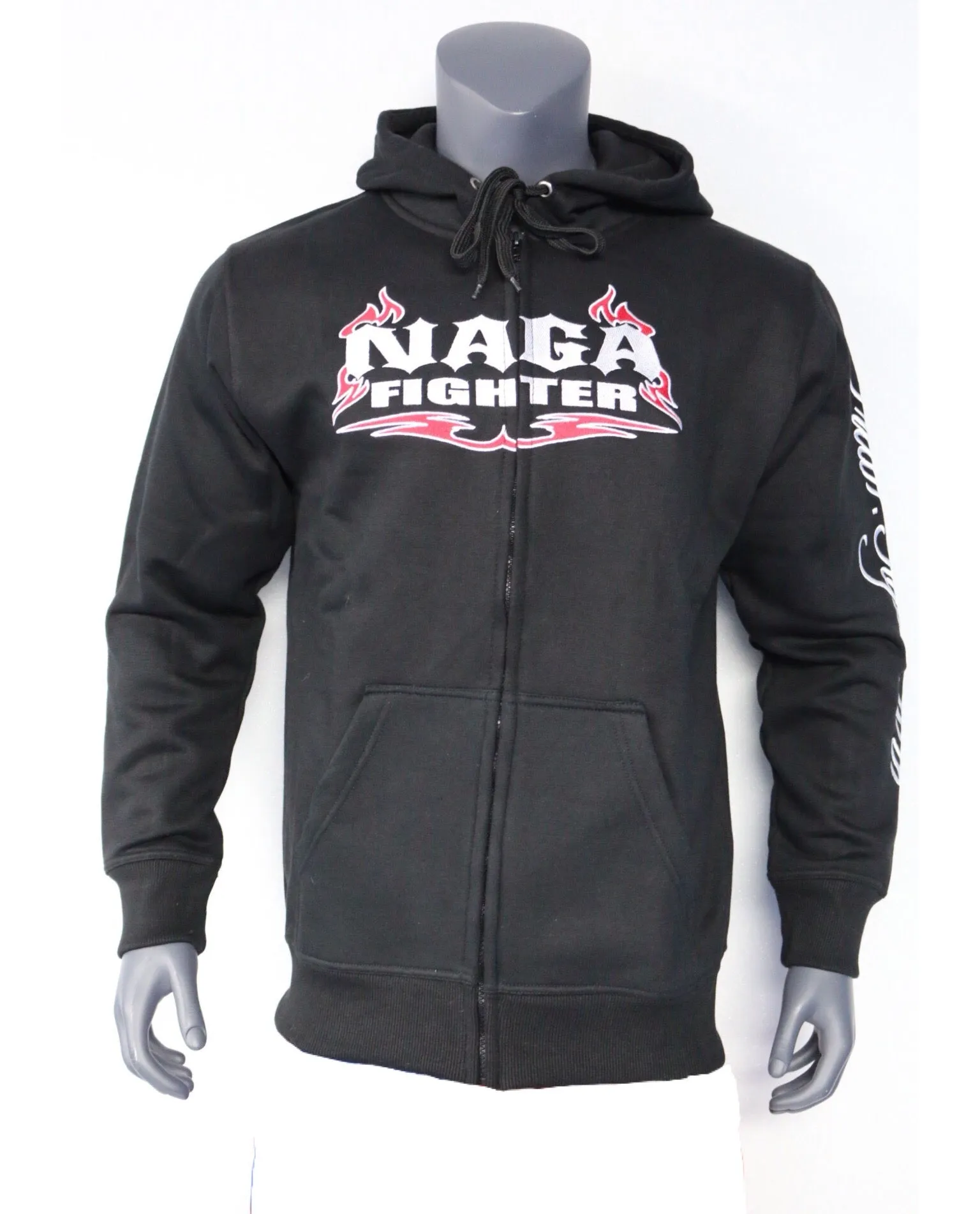 NAGA BLACK HOODIE ORIGINAL - ZIP OR PULL