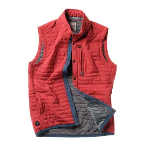 Relwen Windzip Vest in Cardinal Red