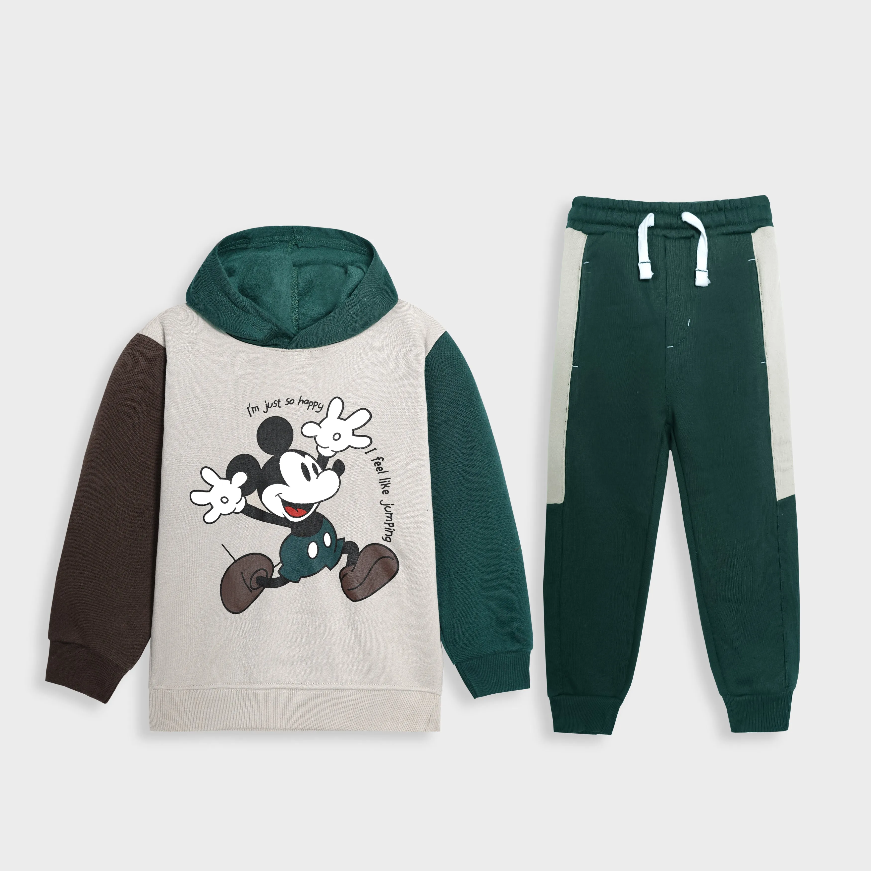 unisex Premium Quality "Mickey" Printed Fleece pullover  Tracksuit